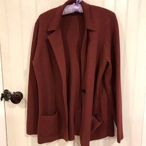 Eileen Fisher Rust cardigan Sweater